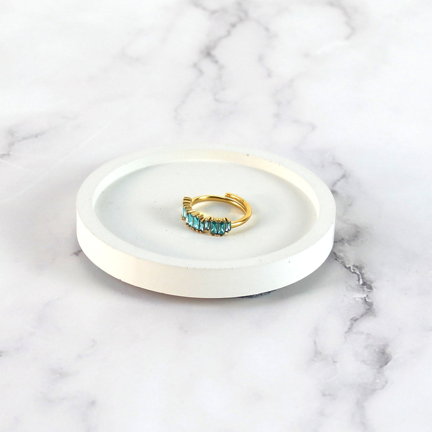 Kristallstein Ring